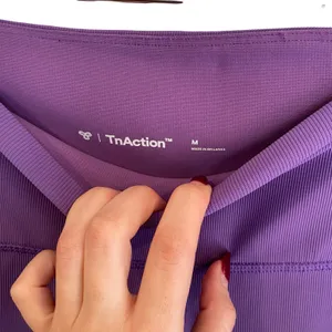 Aritzia TnAction Ribbed High-Rise 7" Biker Shorts in Breezy Purple Size Medium thumbnail 7