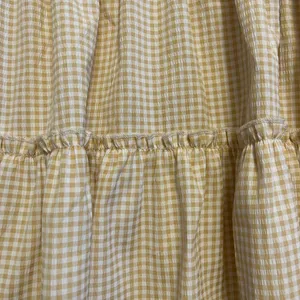 HYFVE‎ Cream Gingham Ruffle Skirt Size Large thumbnail 3