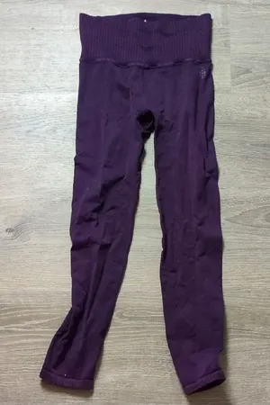 Free People Purple Cropped Leggings Size XS/Small? thumbnail 1