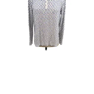 Roller Rabbit Blue Heart‎ Pajama Top Pima Cotton Henley Sleep Shirt Size Small thumbnail 6