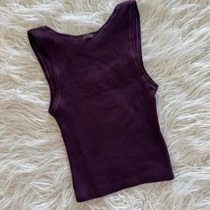 Skims Cotton Rib Tank Currant Size Small thumbnail 6