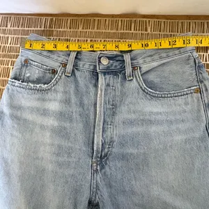 Agolde Riley High Rise Button Fly Straight Crop Size 28‎ thumbnail 11