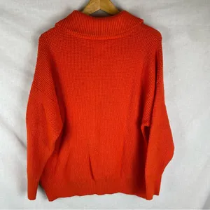 Aerie CozyUp Waffle Quarter Zip Sweater Starburst M thumbnail 3