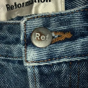 Reformation French Skinny Distressed Baltic Wash Jeans High Rise Straight-Leg 24 thumbnail 10