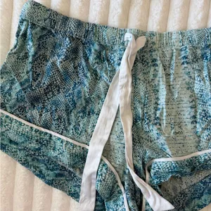 Victoria's Secret Teal Snake Print Sleep Shorts thumbnail 3