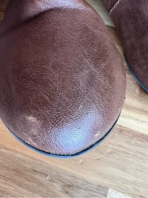 American Eagle Brown Ankle Boots Women’s 7.5 Slouch Buckle Low Heel thumbnail 7