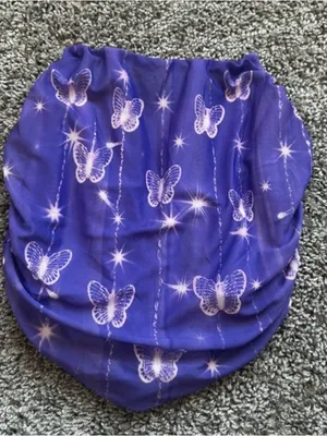 Tic Toc Women’s Purple Butterfly Print Blouse thumbnail 1