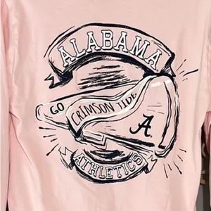 Champion University of Alabama Long Sleeve Tee Cotton Shirt Women Small Football thumbnail 8