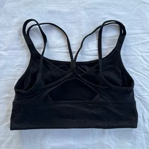 Lululemon Nulu and Mesh Yoga Bra*Light Support Jewel Emboss Black / Black 6 thumbnail 5