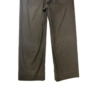 Maeve Anthropologie The Colette Black Wide Leg Cropped Linen Blend Pants Size 26 thumbnail 11