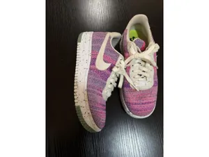 Size US 6.5 Women’s Nike Air Force 1 Crater Flyknit Fuchsia Glow Pink thumbnail 9