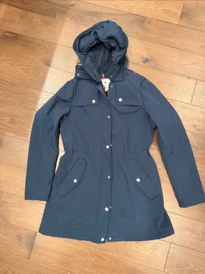 Tommy Hilfiger Jacket Women’s Small Blue Hooded - C27 thumbnail 1