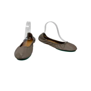 Tieks Taupe Leather Ballet Flats Foldable Travel Comfort Shoes Women 8 thumbnail 5