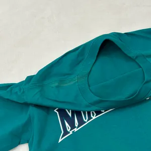 Seattle Mariners Ken Griffey Jr #24 Mariner Blue Baseball Jersey Tee Shirt Adult size S thumbnail 10