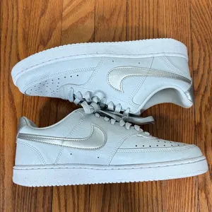 Nike Court Vision Low Next Nature Sneaker‎ Shoe Grey women’s size 9 thumbnail 3