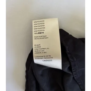 Free People Dress‎ Womens Small Black Twist Halter Tie Open Back Beachy Boho Y2K thumbnail 8