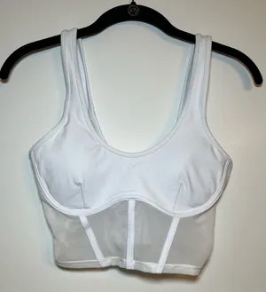 ALO Yoga Airbrush mesh corset tank‎ thumbnail 1