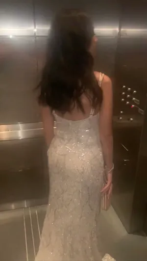 Sequin Prom Dress Silver thumbnail 7