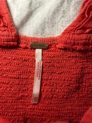 Free People Ruched Tie Shoulder Crop Top thumbnail 3