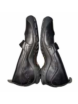 Merrell Plaza Bandeau Black Leather Mary Jane Shoes Women's Size 8 Vintage 2007 thumbnail 4