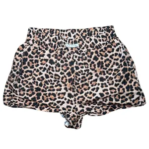 Missguided Leopard Print Lounge Shorts Womens‎ S Elastic Waist Y2K thumbnail 2