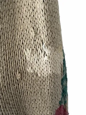 Woolrich Linen Cotton Sweater Fishing Pole Duck Long size XL thumbnail 2