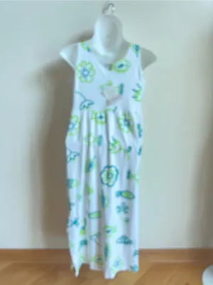 Diane Von Furstenberg Maxi Dress with coastal fish & Floral Print 100% cotton thumbnail 6