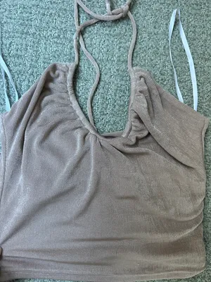 Revolve Super down Halter Top thumbnail 5