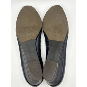 Semler Navy Blue Leather Kiltie Wedge Loafers Womens Size 6 F Made in Germany‎ thumbnail 8