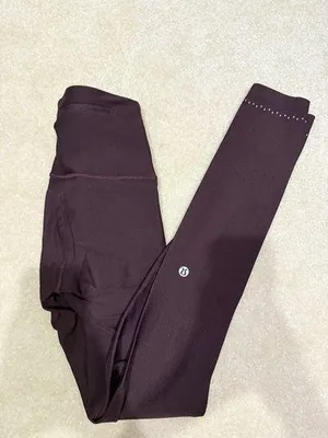 Lululemon Plum Leggings thumbnail 3