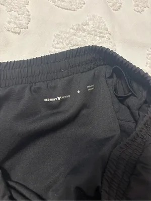 Old Navy Black Women's Athletic Drawstring Shorts - Lightweight thumbnail 3