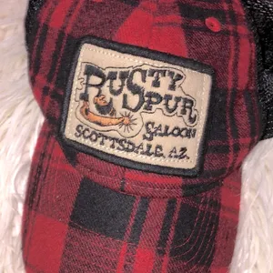 Rusty Spur Saloon Scottsdale Arizona red and black western hat mesh back thumbnail 3