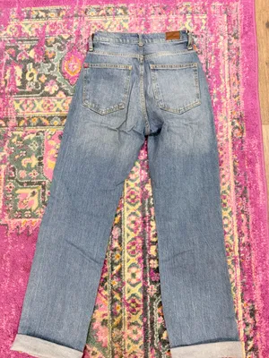 BDG Straight Leg Jeans in Faded Blue Denim thumbnail 3