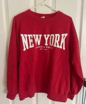 Red H&M Sweatshirt  thumbnail 1