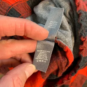 Aerie Red Black Buffalo Plaid Pajama Jogger Pants Womens Medium Cozy thumbnail 5