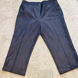 Harvé Benard Baggy Wide-Leg Trousers | Size 12 | Classic Workwear Quiet Luxury thumbnail 4