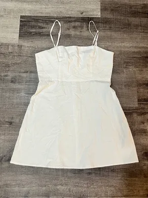 BY THE WAY by Revolve white cotton mini dress thumbnail 3
