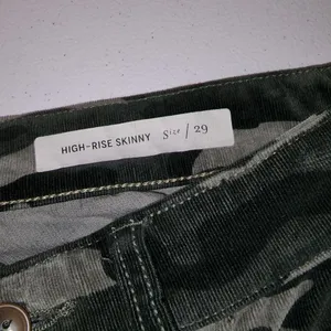 Pilcro And The Letterpress Womens Camo High Rise Skinny Corduroy Pants 29‎ thumbnail 5