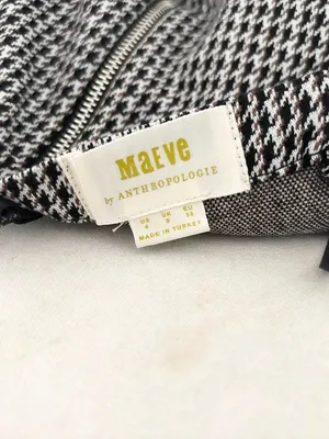 Anthropologie Maeve Houndstooth Knit Jumpsuit thumbnail 4