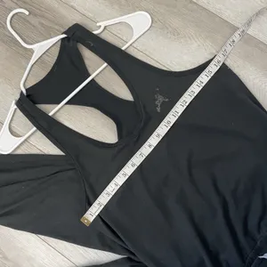 Vuori Lux Jumpsuit racerback sleeveless womens Black (small) athleisure casual thumbnail 2