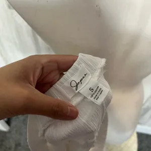 Papaya White Romper thumbnail 3