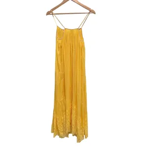 HAH Mad Maxi‎ Dress Lemon Drop Sleeveless Cocktail Wedding Guest Garden Party XS thumbnail 3