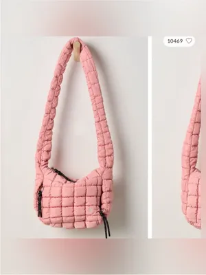 NWT Free People FP Movement Quilted Baby Carryall Sling Bag ballet slipper pink thumbnail 3