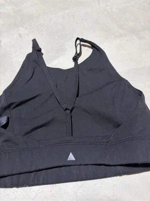 Balance Athletica Black High Neck Sports Bra medium thumbnail 5