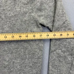 Quince Mongolian Cashmere Crewneck Sweater Heather Grey LB1055-SGK001‎ Size M thumbnail 4