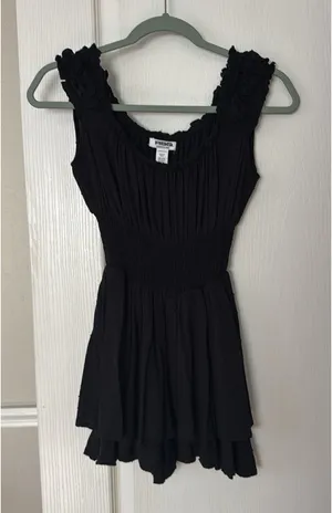RSQ Rosie Smocked Tiered Ruffle Romper thumbnail 4