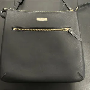 Kate Spade Black Crossbody Bag with Gold Accents thumbnail 2