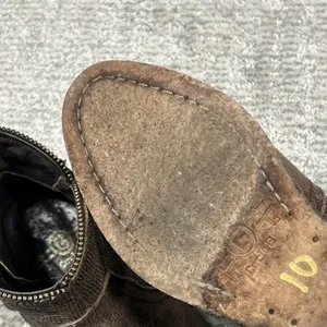 Circle G Corral Fringe Ankle Boots Womens 6 Distressed Leather Western Booties thumbnail 13
