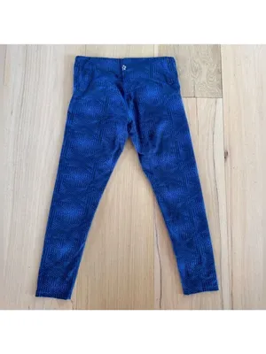 Tuff Athletics Blue Leggings Yoga Exercise Pants Size Large thumbnail 4