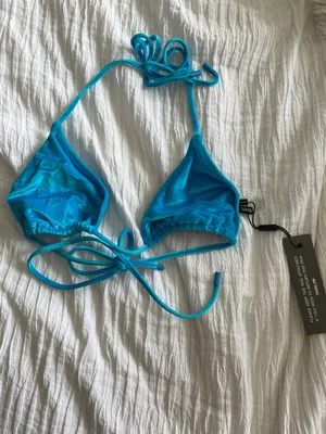 Triangl velvet bikini top NWT thumbnail 1